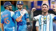 Rohit Sharma-Virat Kohli and Lionel Messi (PIC Credit- AI)