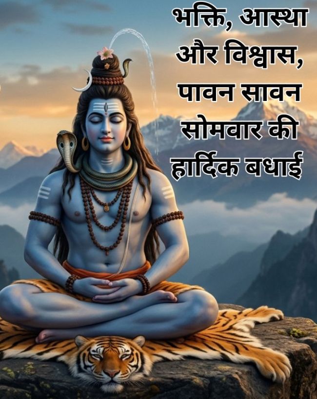 शिव सोमवार शुभकामनाएं