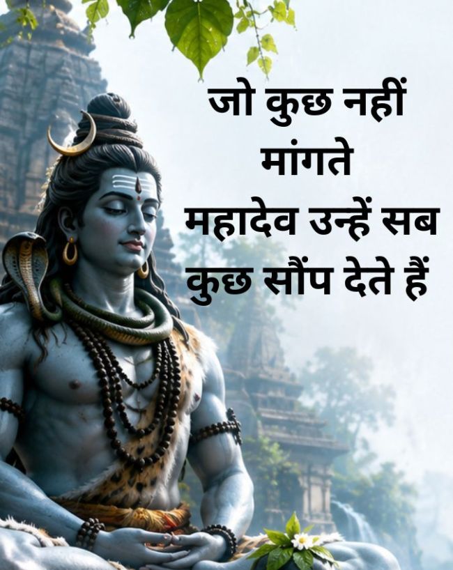 सावन सोमवार शायरी
