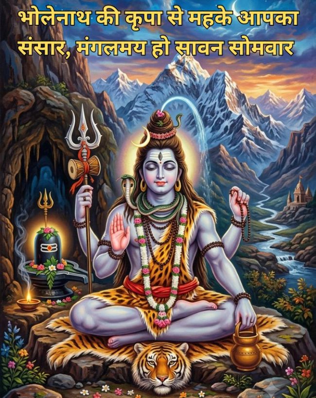 श्रावण सोमवार स्टेटस