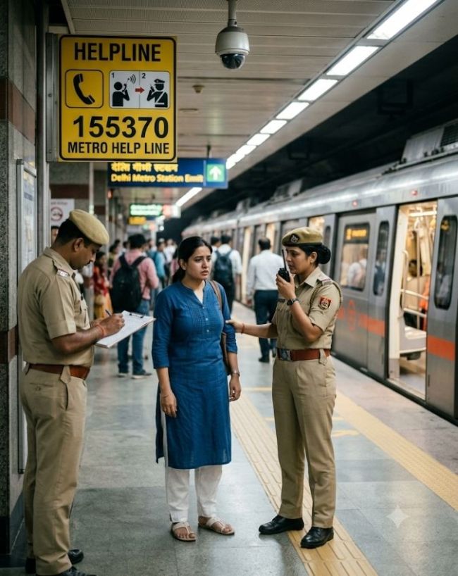हेल्पलाइन और CISF की भी लें मदद