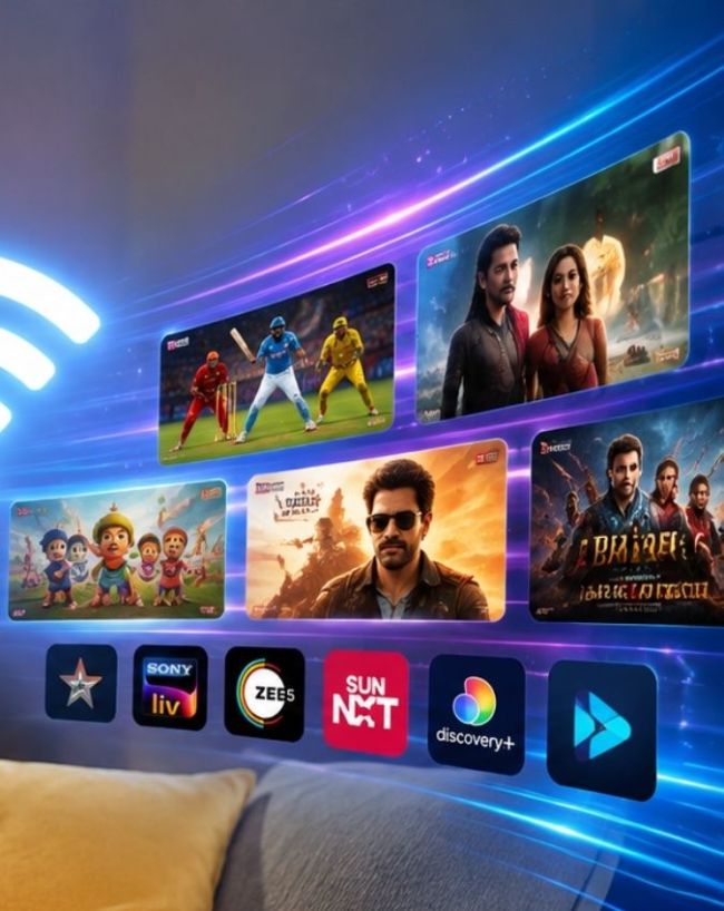12 OTT ऐप्स का भी मिलेगा एक्सेस