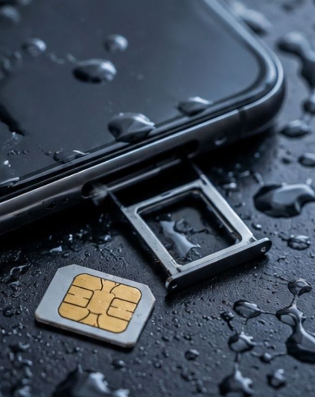 SIM सुखाने के लिए हेयर ड्रायर न लगाएं