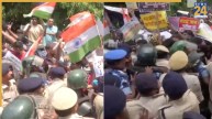 पटना में CM हाउस का घेराव करने निकले छात्रों का बवाल, पुलिस ने किया वॉटर कैनन का इस्तेमाल