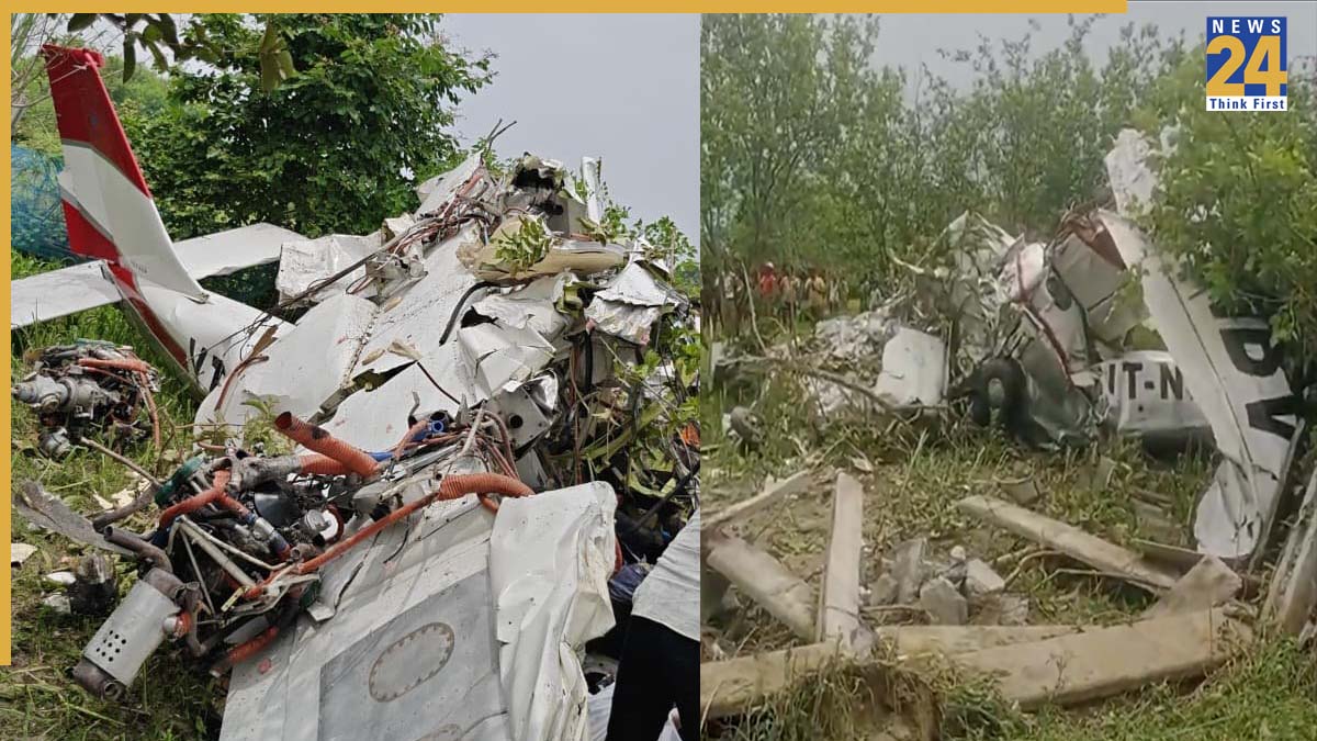 UP के कानपुर में भयानक विमान हादसा, पायलट और को-पायलट दोनों की गई जान