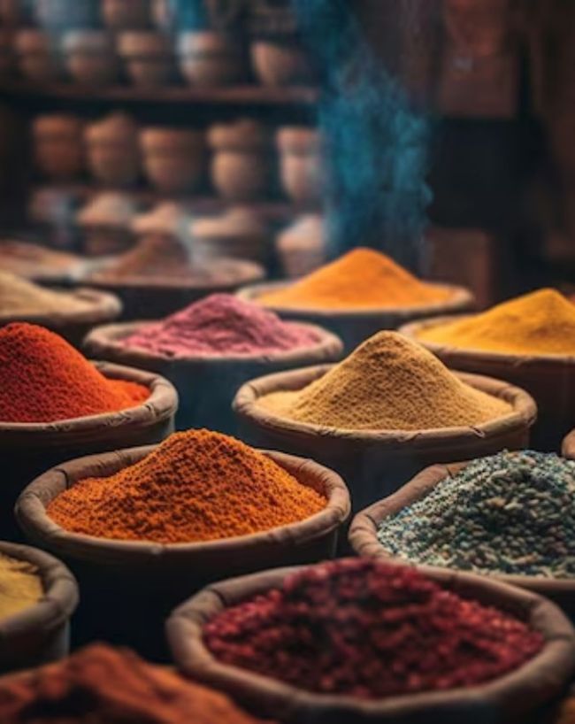 मसालेदार खाना  